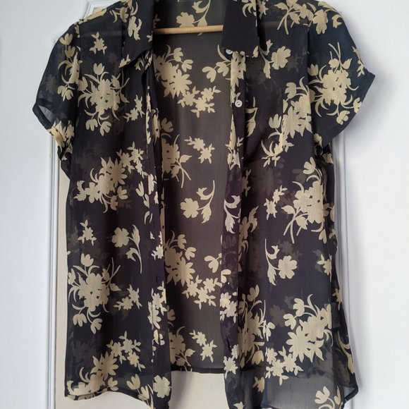 Beautiful brown and beige two piece top and skirt - Picture 2 of 5